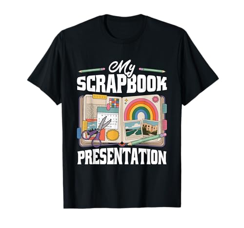 Tolles Scrapbooking Apparel Männer Frauen Kinder Bastel Fans T-Shirt von Foto Album Journal Scrapbooking