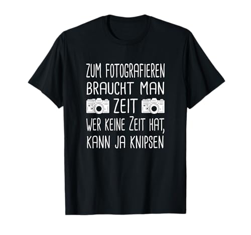 Foto Fotograf Fotografieren Geschenkidee - Herren T-Shirt, Schwarz, S - Photography-Themed Classic T-Shirt, Halbarm, Crew Neck, Klassische Passform, Standardlänge, XS, Fotografie-Enthusiasten, Männer Foto Fotograf Fotografieren Geschenkidee - Herren T-Shirt, Schwarz, S - Photography-Themed Classic T-Shirt, Halbarm, Crew Neck, Klassische Passform, Standardlänge, XS, Fotografie-Enthusiasten, Männer von Foto Fotograf Fotografieren Geschenkidee