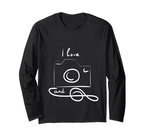 Kamera Notenschlüssel Mann Frau Kinder Fotographie Junge Langarmshirt von Foto & Ton
