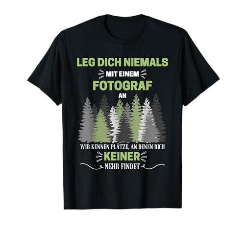 Fotograf Geschenk-Idee Store - Herren - Schwarz - Cartoon-T-Shirt - Klein - EU S - Rundhals - Halbarm - Klassisch - Lustiges Design Fotograf Geschenk-Idee Store - Herren - Schwarz - Cartoon-T-Shirt - Klein - EU S - Rundhals - Halbarm - Klassisch - Lustiges Design von Fotograf Geschenk-Idee Store