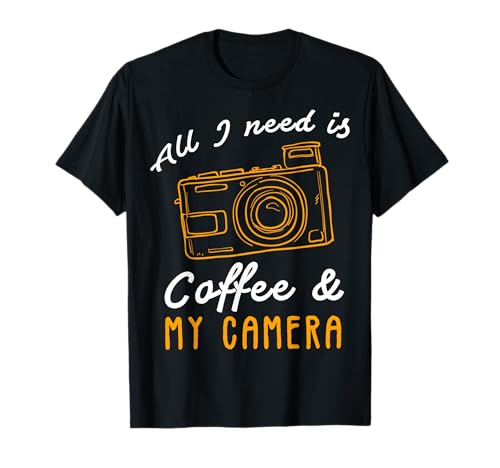 Fotografie Kamera Fotograf Kaffee Spruch Herren Damen T-Shirt Fotografie Kamera Fotograf Kaffee Spruch Herren Damen T-Shirt von Fotografie Geschenk & T-Shirt Co.