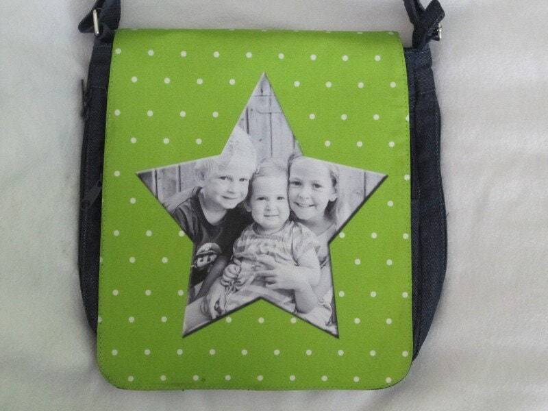 Tasche City Mit Eigenem Foto - Wunschfoto | Handtasche Personalisiert Schultertasche Bedruckt Umhängetasche Wechsellasche von Fotokartenundmehr