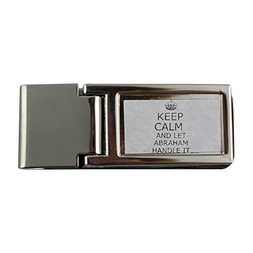 Metal money clip with Handle it ABRAHAM Keep calm von Fotomax