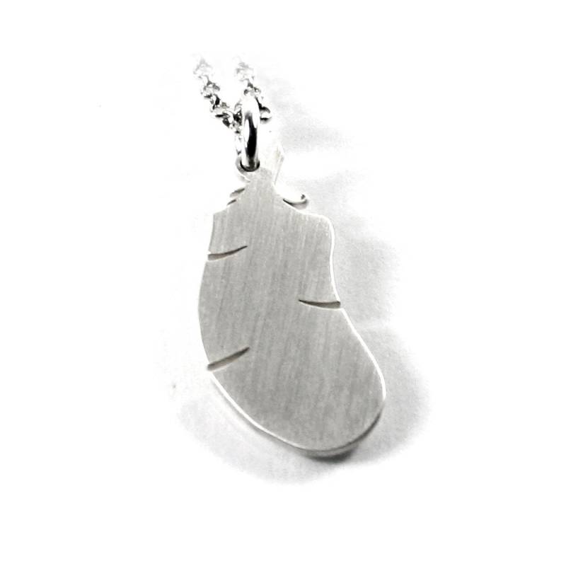 Anhänger Kette Mit Ihrer Gravur Feder Freiheit Wahrheit Weisheit Schutz 925 Silber Religiöse Bedeutung Bilderschrift Engelsflügel | Ps294Ke2 von Fotoschmuck24