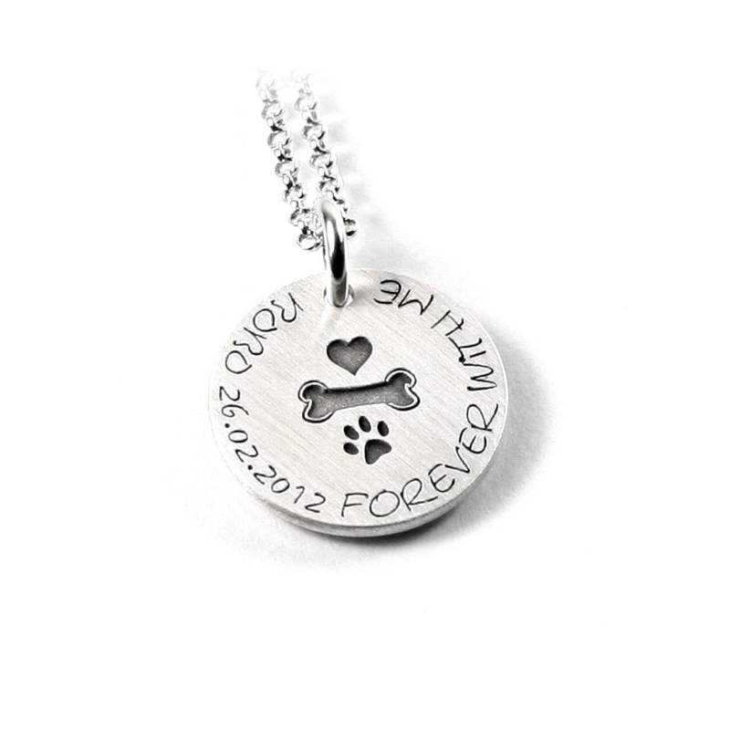Anhänger Mit Gravur Hund Herz Knochen Pfote Symbol Andenken Katze Kette 925 Silber Name Geschenk Namenskette Datum Initiale Neu | Ps167Ke2 Anhänger Mit Gravur Hund Herz Knochen Pfote Symbol Andenken Katze Kette 925 Silber Name Geschenk Namenskette Datum Initiale Neu | Ps167Ke2 von Fotoschmuck24
