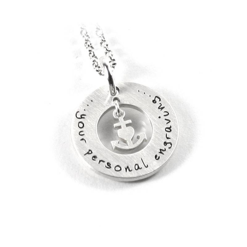Herzanker Anhänger Mit Ihrer Gravur 45 cm Kette 925 Silber Herz Anker Glh Symbol Namenskette Initiale Datum Glaube Liebe Hoffnung | Ps297Ke2 Herzanker Anhänger Mit Ihrer Gravur 45 cm Kette 925 Silber Herz Anker Glh Symbol Namenskette Initiale Datum Glaube Liebe Hoffnung | Ps297Ke2 von Fotoschmuck24