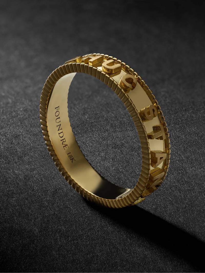 Foundrae - 18-Karat Gold Ring - Men - Gold - XL von Foundrae