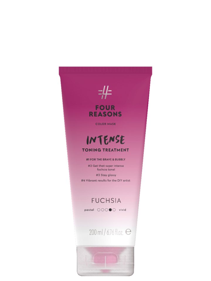 Four Reasons Haarfarbe Four Reasons Color Mask Intense Toning Treatment Fuchsia 200ml von Four Reasons