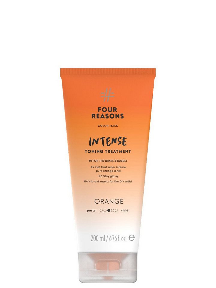 Four Reasons Haarfarbe Four Reasons Color Mask Intense Toning Treatment Orange 200ml Four Reasons Haarfarbe Four Reasons Color Mask Intense Toning Treatment Orange 200ml von Four Reasons