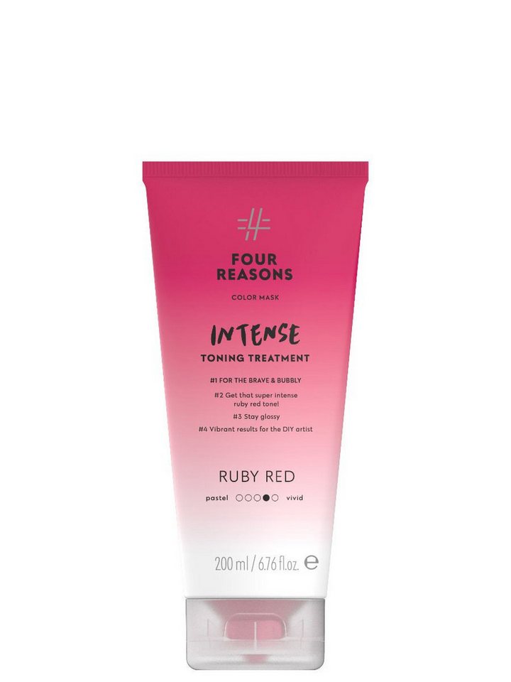 Four Reasons Haarfarbe Four Reasons Color Mask Intense Toning Treatment Ruby Red 200ml von Four Reasons