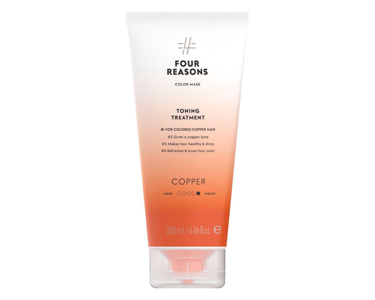 Four Reasons Haarfarbe Four Reasons Color Mask Toning Treatment Copper 200ml Four Reasons Haarfarbe Four Reasons Color Mask Toning Treatment Copper 200ml von Four Reasons