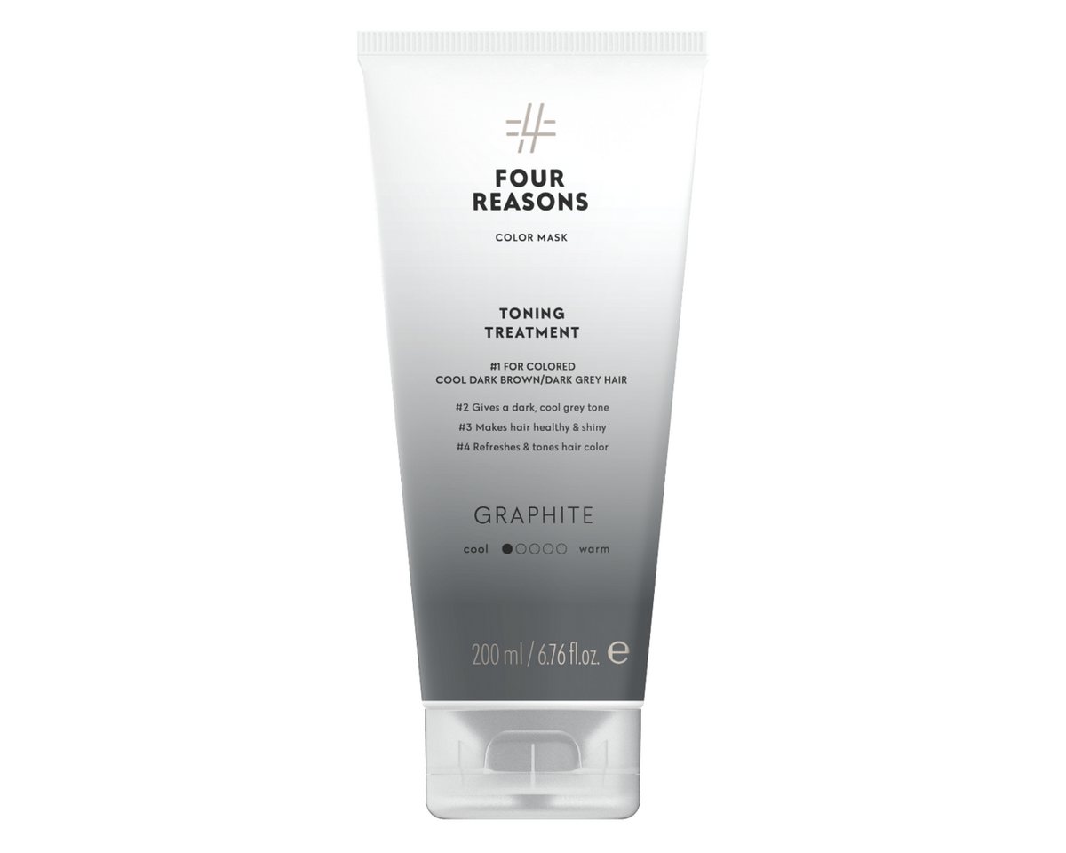 Four Reasons Haarfarbe Four Reasons Color Mask Toning Treatment Graphite 200ml Four Reasons Haarfarbe Four Reasons Color Mask Toning Treatment Graphite 200ml von Four Reasons