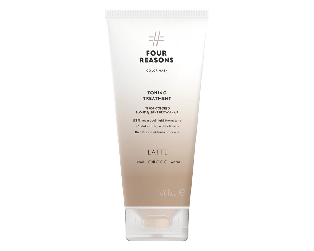 Four Reasons Haarfarbe Four Reasons Color Mask Toning Treatment Latte 200ml Four Reasons Haarfarbe Four Reasons Color Mask Toning Treatment Latte 200ml von Four Reasons