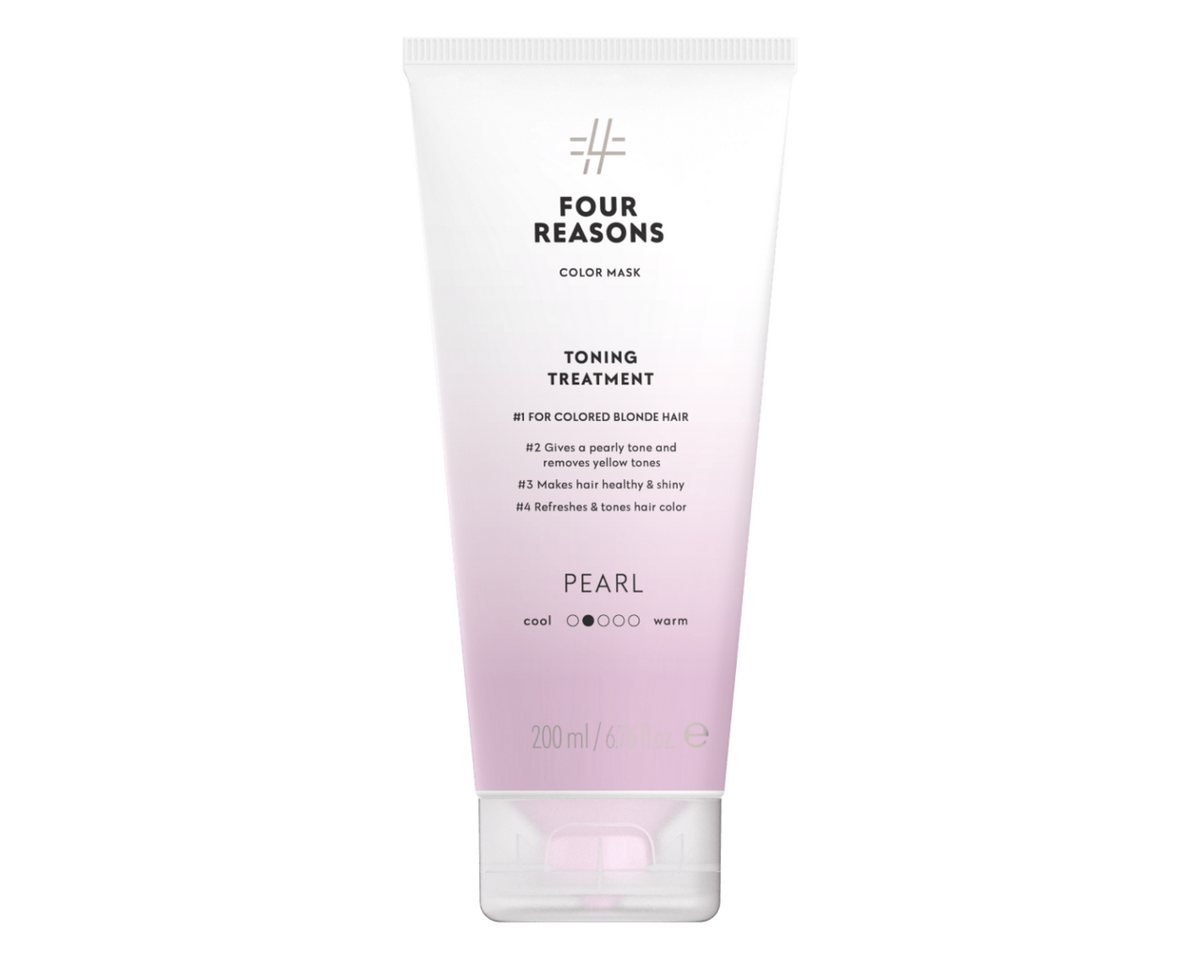 Four Reasons Haarfarbe Four Reasons Color Mask Toning Treatment Pearl 200ml Four Reasons Haarfarbe Four Reasons Color Mask Toning Treatment Pearl 200ml von Four Reasons