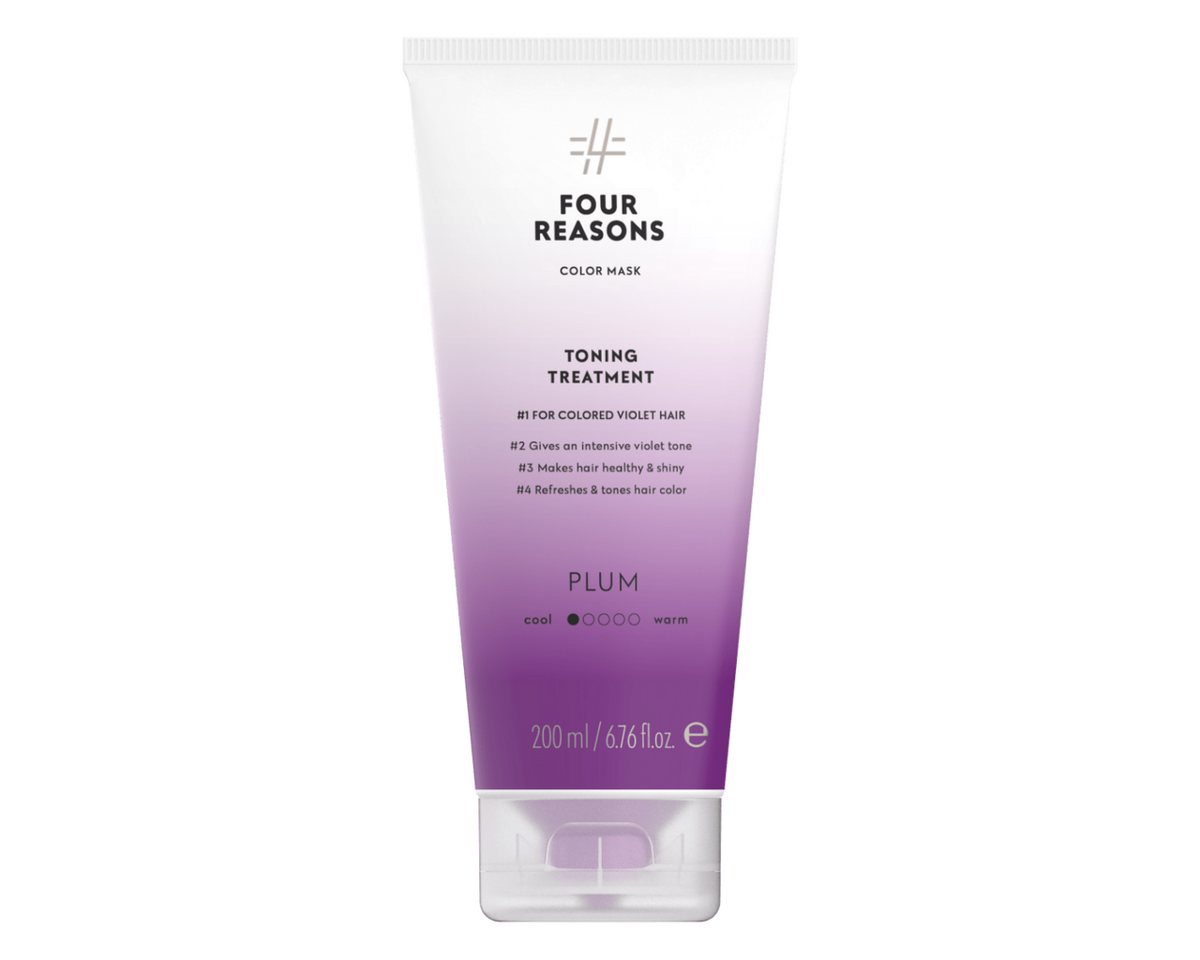 Four Reasons Haarfarbe Four Reasons Color Mask Toning Treatment Plum 200ml Four Reasons Haarfarbe Four Reasons Color Mask Toning Treatment Plum 200ml von Four Reasons