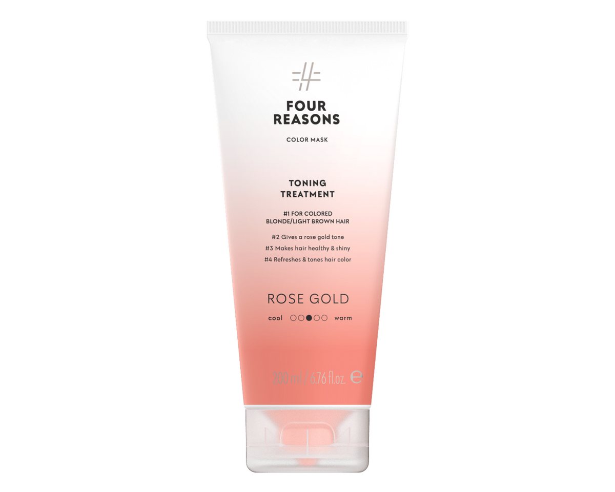 Four Reasons Haarfarbe Four Reasons Color Mask Toning Treatment Rose Gold 200ml Four Reasons Haarfarbe Four Reasons Color Mask Toning Treatment Rose Gold 200ml von Four Reasons