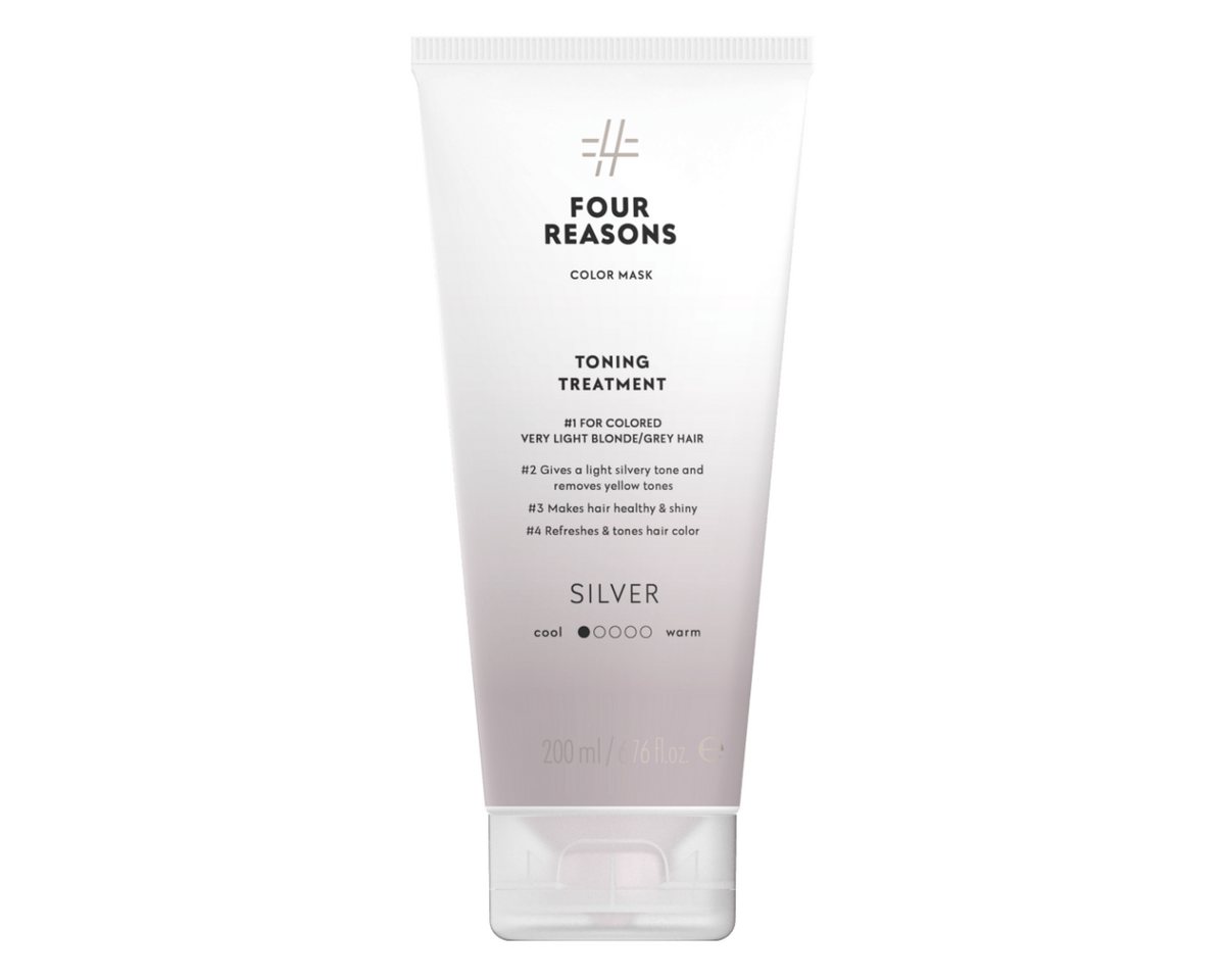 Four Reasons Haarfarbe Four Reasons Color Mask Toning Treatment Silver 200ml Four Reasons Haarfarbe Four Reasons Color Mask Toning Treatment Silver 200ml von Four Reasons