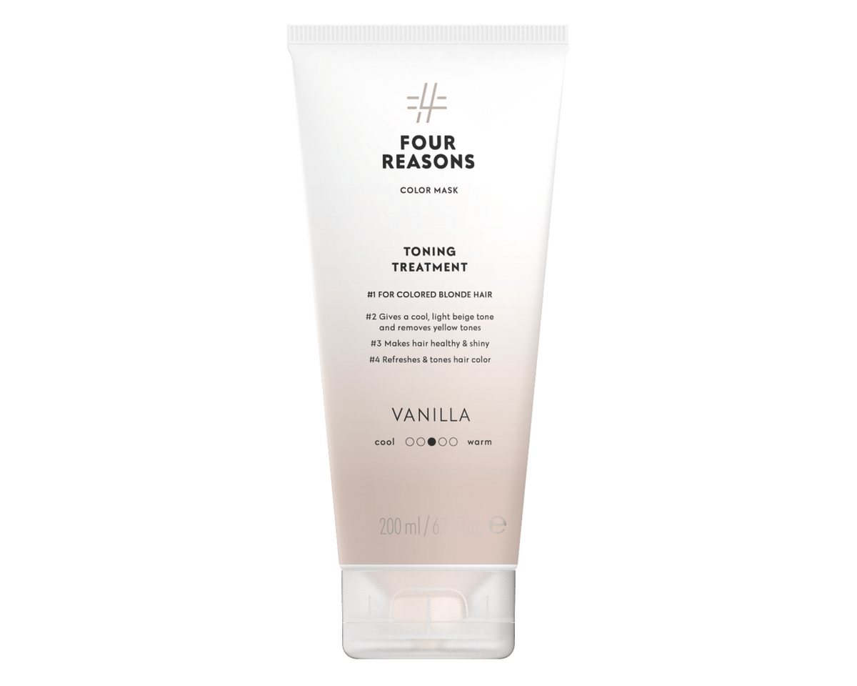 Four Reasons Haarmaske Four Reasons Color Mask Toning Treatment Vanilla 200ml Four Reasons Haarmaske Four Reasons Color Mask Toning Treatment Vanilla 200ml von Four Reasons