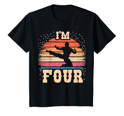 Kinder Taekwondo, 4 Jahre, Geburtstagskind, 4. Taekwondo-Geburtstag T-Shirt Kinder Taekwondo, 4 Jahre, Geburtstagskind, 4. Taekwondo-Geburtstag T-Shirt von Four Year Old Taekwondo Fourth Birthday