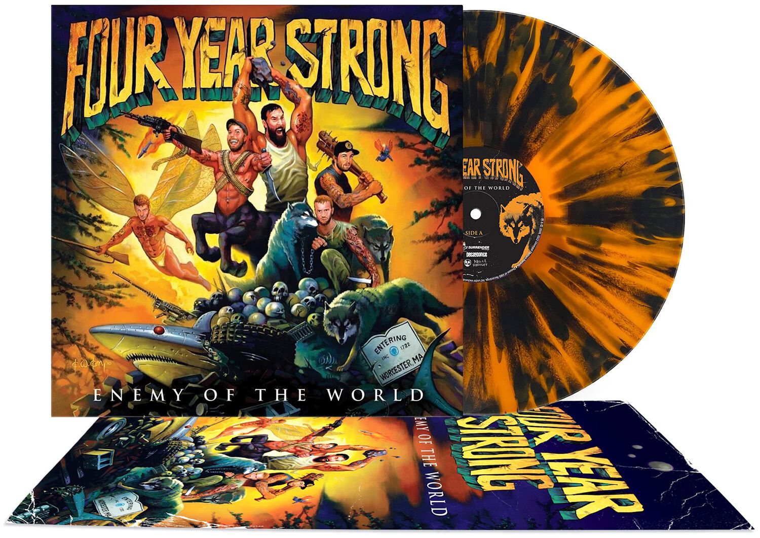 Enemy of the world von Four Year Strong - LP (Coloured, Limited Edition, Re-Release, Standard) von Four Year Strong