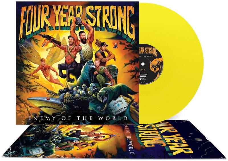 Four Year Strong Enemy of the world LP gelb Four Year Strong Enemy of the world LP gelb von Four Year Strong