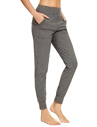 Fourindo Jogginghose Damen | Sporthose Frauen Baumwolle | Sweatpants Slim Fit Freizeithose Fitness Jogger Laufhosen Trainingshose Damen Modern von Fourindo