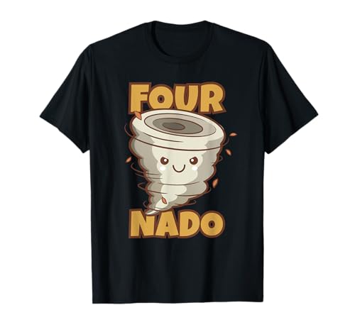 Fournado Shirt Junge Mädchen Kinder Cute Tornado T-Shirt von Fournado T-Shirt
