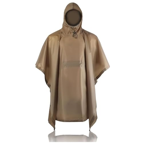 Fousam Regenponcho Wasserdicht Regenmantel für Erwachsene Männer Frauen von Fousam