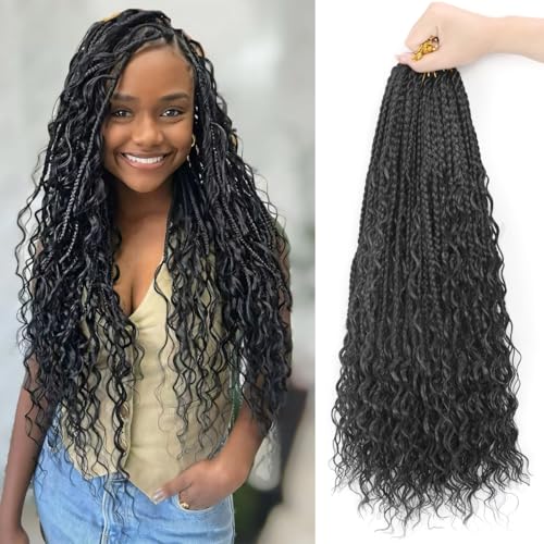 Göttin-Box-Zöpfe, gehäkeltes Haar für schwarze Frauen, 35,6 cm, Boho-Box-Zöpfe, Häkelzöpfe, 8 Packungen, Göttin-Box-Zöpfe, Häkelhaar, Zöpfe Göttin-Box-Zöpfe, gehäkeltes Haar für schwarze Frauen, 35,6 cm, Boho-Box-Zöpfe, Häkelzöpfe, 8 Packungen, Göttin-Box-Zöpfe, Häkelhaar, Zöpfe von Fovbuty