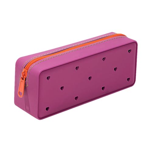 Foway Silikon-Federmäppchen, Silikon-Federmäppchen | Reise-Stifttasche | Stilvolle Stifttaschen aus Silikon mit großem Fassungsvermögen, Stifttaschen und Make-up-Taschen von Foway