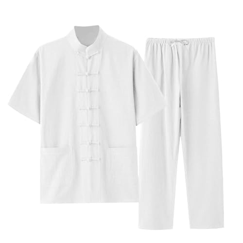 Foweknow Tang Anzug Herren Traditionelle Chinesische Kleidung Langärmelig Jacke Und Hose Kampfkunst Taichi Shaolin Baumwolle Leinen Uniform Klassisch Freizeit Training Kleidung Foweknow Tang Anzug Herren Traditionelle Chinesische Kleidung Langärmelig Jacke Und Hose Kampfkunst Taichi Shaolin Baumwolle Leinen Uniform Klassisch Freizeit Training Kleidung von Foweknow