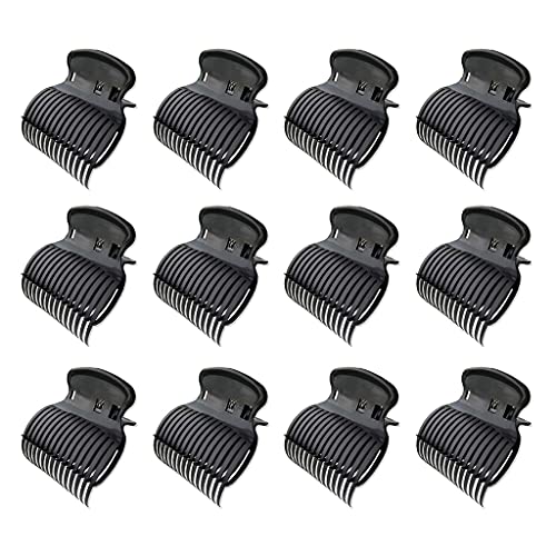 12 Stück Salon Hot Roller Haarspangen Isolierung Klaue Lockenwickler Ersatzklemme für Frauen Mädchen Haarabschnitt Styling Werkzeug von Fowspvzn