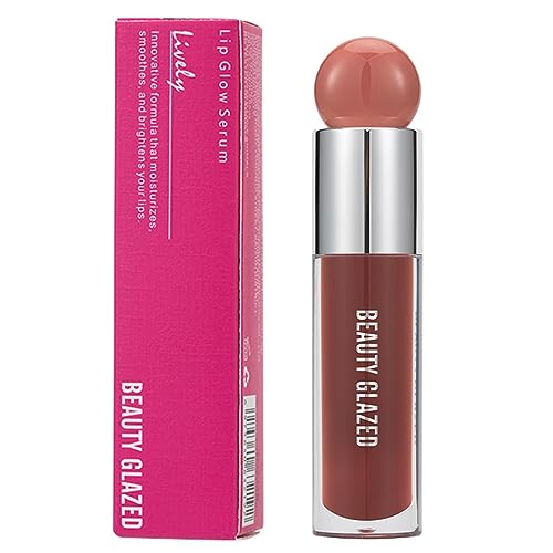 Lippenölcreme, Weiche, langanhaltende Lippencreme für Mädchen, Lippencreme für Frauen und Teenager-Mädchen zur Befeuchtung, Pflege, Revitalisierung und Tönung trockener Lippen Fowybe von Fowybe