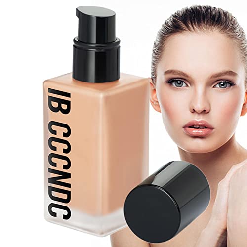 Vollflächige Foundation | Langanhaltende Make-up-Creme zur Ölkontrolle,Feuchtigkeitsspendendes, ölfreies flüssiges Foundation-Make-up für Frauen und Männer und Mädchen Fowybe von Fowybe
