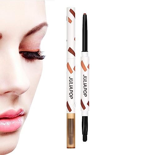 Wasserfester Eyeliner - Mehrfarbiger Make-up-Lidschatten mit Gel-Textur und Pinsel | Schnell trocknender Eyeliner, langlebiges Augenstift-Make-up-Zubehör Fowybe von Fowybe