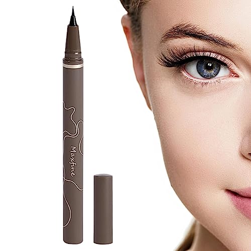 Wischfester Eyeliner - Wasserfester, wischfester Bleistift-Eyeliner für Augen-Looks - Mehrzweck-Eyeliner für Damen und Herren, 4 Farben, leicht zu entfernen, für farbiges Augen-Make-up Fowybe von Fowybe