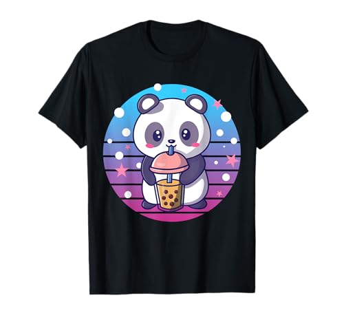 Boba Tapiokaperlen Bubble Milk Teegetränk Panda Lover für Kinder T-Shirt von Fox Brother