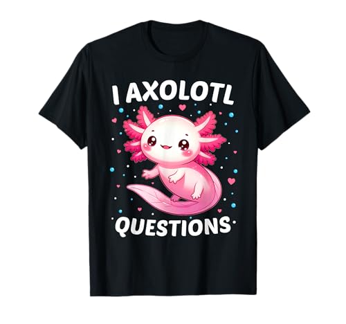 I Axolotl Questions Shirt Cute Kawaii Axolotl Kleinkind Kinder T-Shirt von Fox Brother
