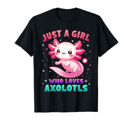Nur ein Mädchen, das Axolotls Cute Kawaii liebt Axolotl T-Shirt von Fox Brother