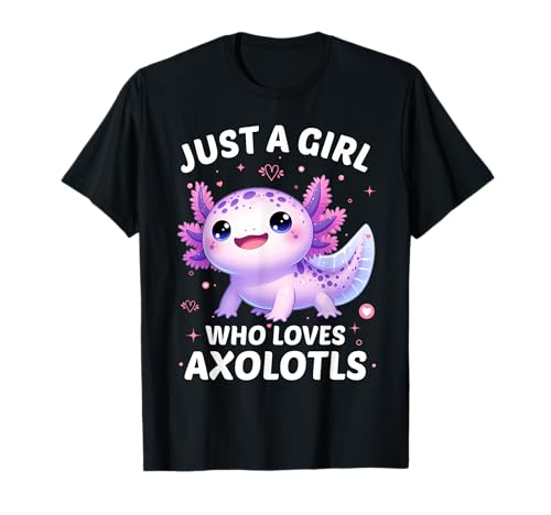 Nur ein Mädchen, das Axolotls liebt Axolotl Kawaii T-Shirt von Fox Brother
