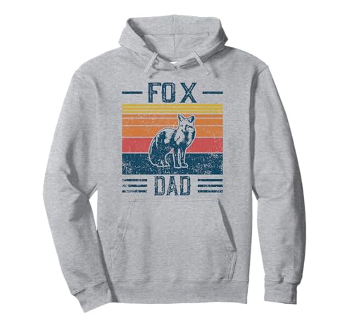 Best Fox Dad Herren - Vintage Fox Pullover Hoodie von Fox Gift for Men & Women