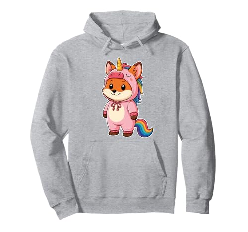 Kawaii Fuchs im Einhorn Kostüm für Mädchen Kinder Einhorn Liebhaber Pullover Hoodie Kawaii Fuchs im Einhorn Kostüm für Mädchen Kinder Einhorn Liebhaber Pullover Hoodie von Fox In Unicorn Costume Kawaii Design