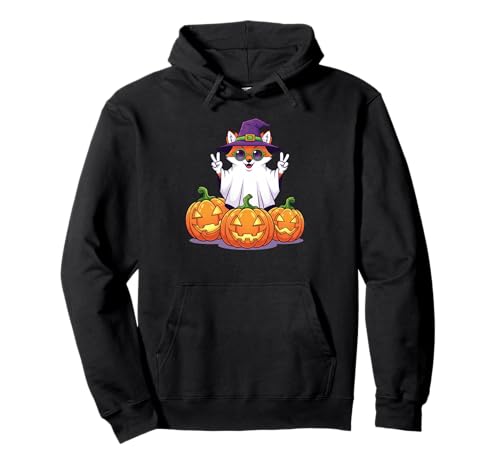 Lustiger Fuchs Geist Kürbis Boo Halloween Kinder Herren Damen Pullover Hoodie Lustiger Fuchs Geist Kürbis Boo Halloween Kinder Herren Damen Pullover Hoodie von Fox Lovers Halloween Ghost Pumpkin Outfits