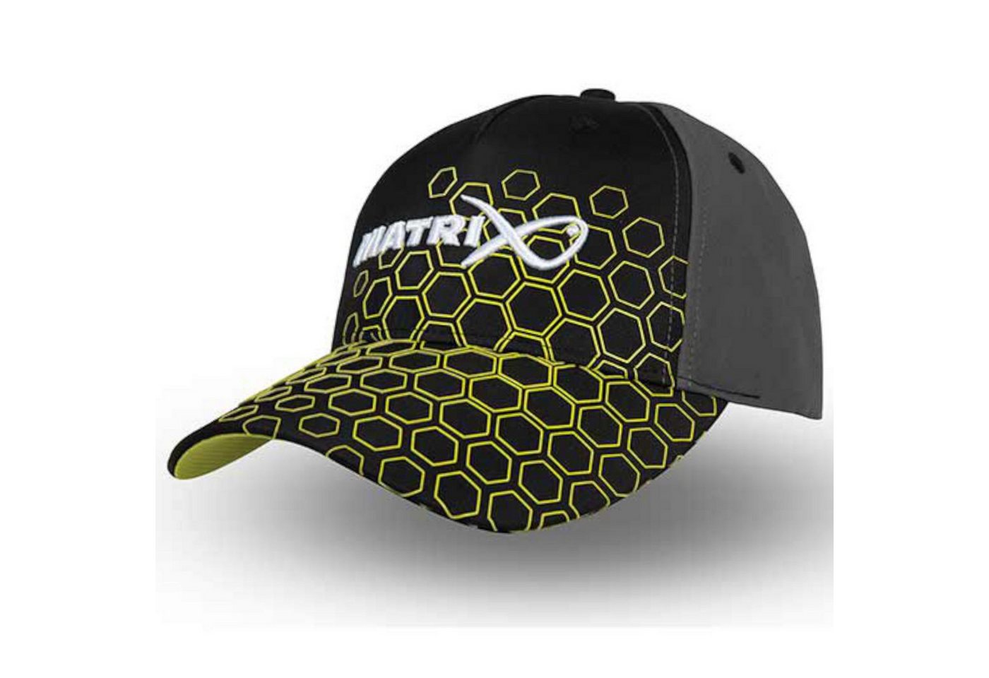 Fox Matrix Baseball Cap Fox Matrix Hex Print Baseball Cap Black - Angelcap von Fox Matrix