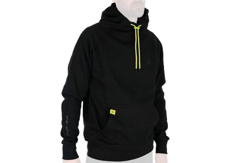 Fox Matrix Kapuzenpullover Fox Matrix Hoody Black/Lime (Black Edition) - Angelpullover von Fox Matrix