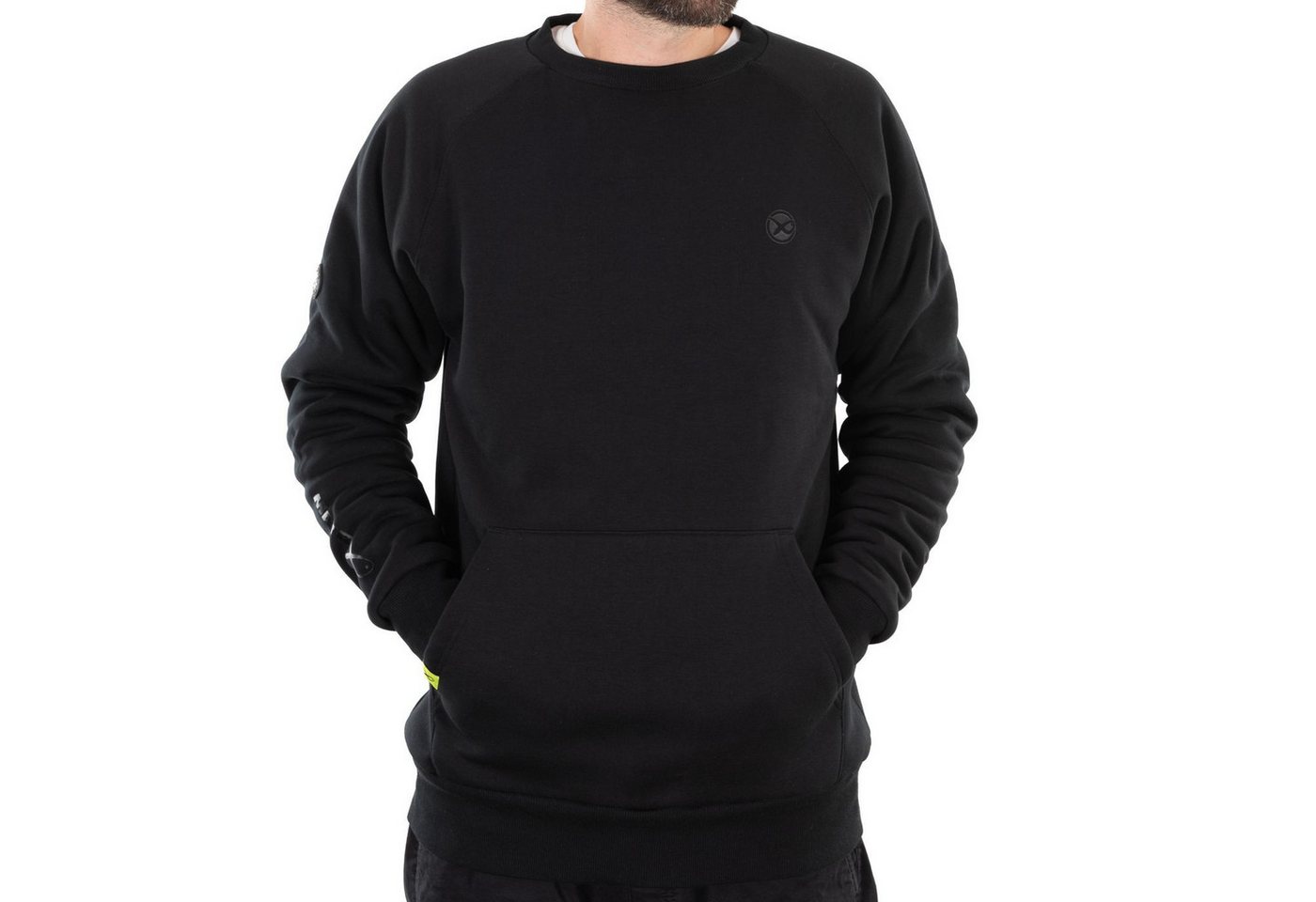 Fox Matrix Rundhalspullover Fox Matrix Sherpa Sweater - Angelpullover von Fox Matrix