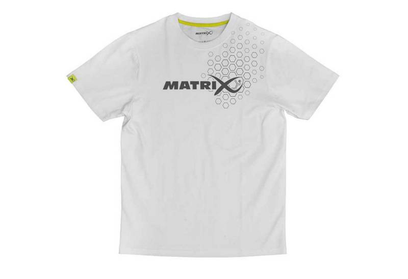 Fox Matrix T-Shirt Fox Matrix Hex Print T-Shirt White - Angelshirt von Fox Matrix