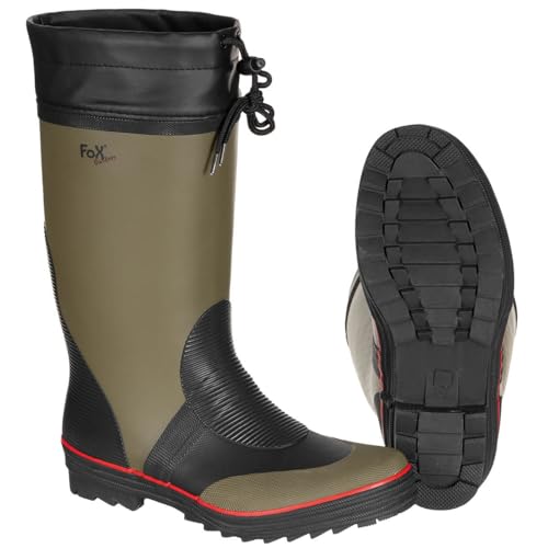 Fox Outdoor Gummistiefel, oliv (oliv, EU Schuhgrößensystem, Erwachsene, Numerisch, M, 39) von Fox Outdoor