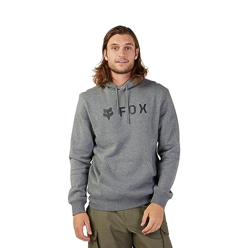 Fox Racing Absolute Fleece PO Kapuzenpullover mit Premiummaterial und legendärem Fox Schriftzug für Stil und Wärme am Track oder Trail, Farbe: Heather Graphite, Größe: XL von Fox Racing