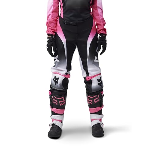 Fox Racing Damen 180 Motocross-Hose, Schwarz/Pink Lean, 44 EU von Fox Racing